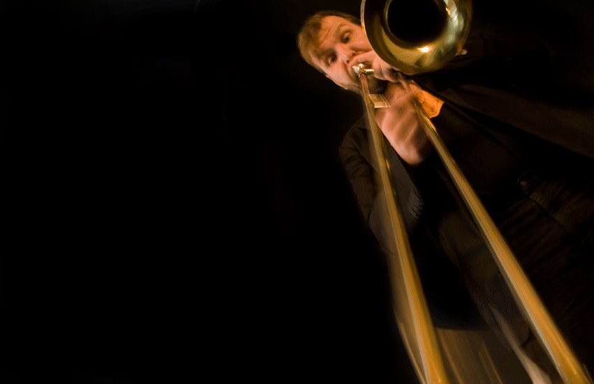 Leon van Egmond met trombone
